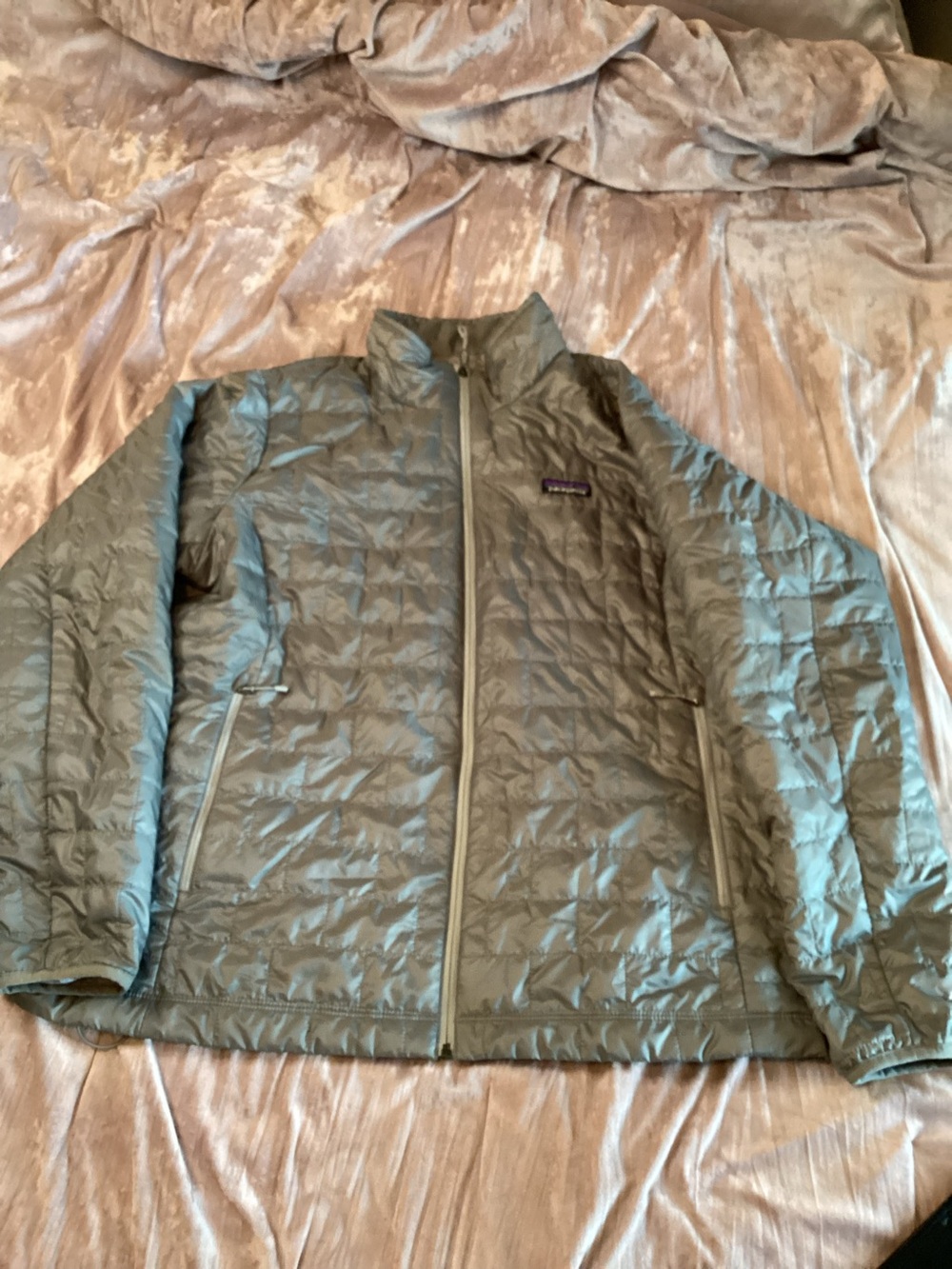 Patagonia Nano Puff Quilted Puffer Jacket - Gray XXL